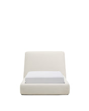 Load image into Gallery viewer, Martina bed with removable cover in ecru chenille for mattress 90 x 200cm