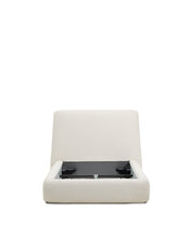 Load image into Gallery viewer, Martina bed with removable cover in ecru chenille for mattress 90 x 200cm - image 5