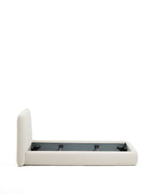 Load image into Gallery viewer, Martina bed with removable cover in ecru chenille for mattress 90 x 200cm - image 6
