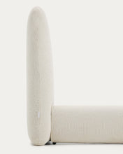 Load image into Gallery viewer, Martina bed with removable cover in ecru chenille for mattress 90 x 200cm - image 10