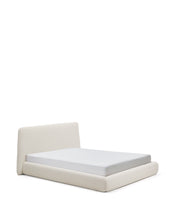 Load image into Gallery viewer, Martina bed with removable cover in ecru chenille for mattress 160 x 200cm - image 2