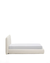 Load image into Gallery viewer, Martina bed with removable cover in ecru chenille for mattress 160 x 200cm - image 3