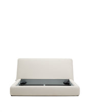 Load image into Gallery viewer, Martina bed with removable cover in ecru chenille for mattress 160 x 200cm - image 5