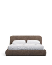 Load image into Gallery viewer, Martina bed with removable cover in brown bouclé fabric for 180 x 200cm mattress FSC Mix Credit