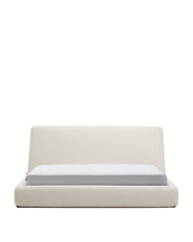 Load image into Gallery viewer, Martina bed with removable cover in ecru chenille for mattress 180 x 200cm