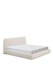 Load image into Gallery viewer, Martina bed with removable cover in ecru chenille for mattress 180 x 200cm - image 2