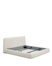 Load image into Gallery viewer, Martina bed with removable cover in ecru chenille for mattress 180 x 200cm - image 4