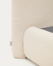 Load image into Gallery viewer, Martina bed cover in ecru bouclé for a 180 x 200 cm mattress - image 8