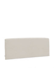 Load image into Gallery viewer, Pearl chenille Valma headboard with removable cover for beds up to 160 cm wide - image 2