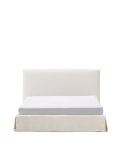 Load image into Gallery viewer, Jaira white chenille bed with removable cover for 180x200cm mattress FSC Mix Credit