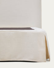 Load image into Gallery viewer, Jaira white chenille bed with removable cover for 180x200cm mattress FSC Mix Credit - image 7