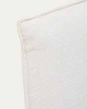 Load image into Gallery viewer, Jaira white chenille headboard with removable cover for beds up to 180cm FSC Mix Credit - image 4