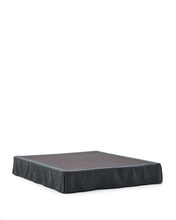 Load image into Gallery viewer, Anthracite grey linen and cotton Jaira base with removable cover for a 180 x 200 cm mattress - image 2