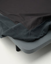Load image into Gallery viewer, Anthracite grey linen and cotton Jaira base with removable cover for a 180 x 200 cm mattress - image 5