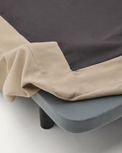Load image into Gallery viewer, Jaira linen and cotton base with removable cover in taupe for a 180 x 200 cm mattress - image 5