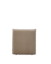 Load image into Gallery viewer, Taupe linen and cotton Jaira headboard cover for a bed up to 90 cm - image 2