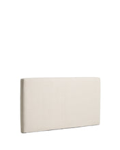 Load image into Gallery viewer, Blok ecru headboard with removable cover for bed up to 160cm - image 2