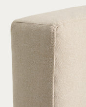 Load image into Gallery viewer, Blok ecru headboard with removable cover for bed up to 90cm - image 5