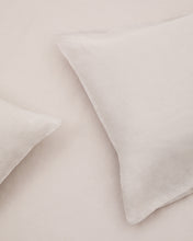 Load image into Gallery viewer, Simmel grey linen blend adjustable bottom sheet for 90 cm bed - image 4
