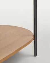 Load image into Gallery viewer, Licia mango wood bedside table with 1 drawer, with a natural finish and metal, 55 x 65 cm - image 11