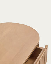 Load image into Gallery viewer, Licia mango wood bedside table with 1 drawer, with a natural finish and metal, 55 x 65 cm - image 12