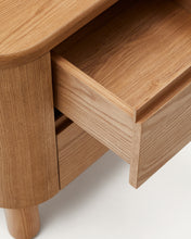Load image into Gallery viewer, Salaya bedside table in ash plywood FSC Mix Credit, 55 cm x 50 cm - image 8