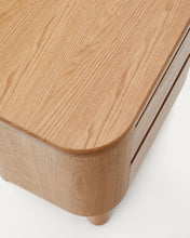 Load image into Gallery viewer, Salaya bedside table in ash plywood FSC Mix Credit, 55 cm x 50 cm - image 10