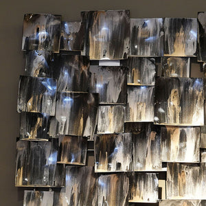 Gold Melt Square Wall Decor