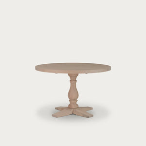 Balmoral Round Dining Table, Natural Oak