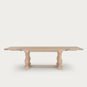 Balmoral 6-10 Seater Extendable Dining Table, Natural Oak