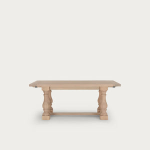 Balmoral 6-10 Seater Extendable Dining Table, Natural Oak