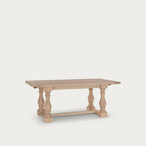 Balmoral 6-10 Seater Extendable Dining Table, Natural Oak