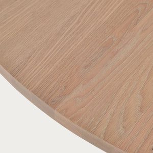 Balmoral Round Dining Table, Natural Oak