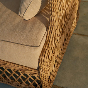 Longmeadow 2 Seater Sofa with Natural Woven Cushions