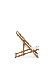 Load image into Gallery viewer, Adredna children’s beige outdoor folding hammock made of FSC 100% solid acacia wood - image 2