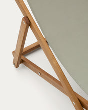 Load image into Gallery viewer, Adredna children’s green outdoor folding hammock made of FSC 100% solid acacia wood - image 8