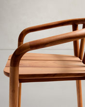 Load image into Gallery viewer, Turqueta outdoor stool made of FSC 100% solid teak wood, height 65cm - image 10