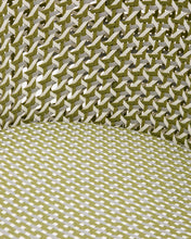Load image into Gallery viewer, Saliga green hanging armchair with base in aluminium and synthetic rattan - image 12