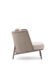 Load image into Gallery viewer, Sedalis outdoor armchair in aluminium and taupe rope cord - image 2