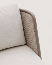 Load image into Gallery viewer, Sedalis outdoor armchair in aluminium and taupe rope cord - image 9