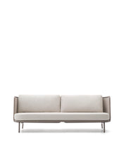 Load image into Gallery viewer, Sedalis outdoor 3-seater sofa in aluminium and taupe rope cord 210cm - image 2