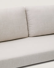 Load image into Gallery viewer, Sedalis outdoor 3-seater sofa in aluminium and taupe rope cord 210cm - image 10