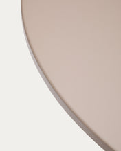 Load image into Gallery viewer, Sedalis round outdoor table in steel with taupe aluminium top Ø120cm - image 6