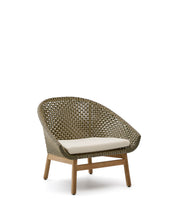 Load image into Gallery viewer, Olbia armchair made of synthetic rattan and FSC 100% solid teak wood - image 2