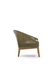 Load image into Gallery viewer, Olbia armchair made of synthetic rattan and FSC 100% solid teak wood - image 3