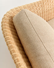 Load image into Gallery viewer, Galea armchair in FSC 100% solid teak wood and synthetic rattan - image 9