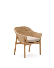 Load image into Gallery viewer, Galea chair in FSC 100% solid teak wood and synthetic rattan - image 2