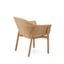 Load image into Gallery viewer, Galea chair in FSC 100% solid teak wood and synthetic rattan - image 5
