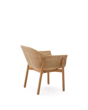 Load image into Gallery viewer, Galea chair in FSC 100% solid teak wood and synthetic rattan - image 6