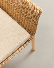 Load image into Gallery viewer, Galea chair in FSC 100% solid teak wood and synthetic rattan - image 16